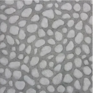 Nieuw Stone Pebble tegel 90x90x2 cm White