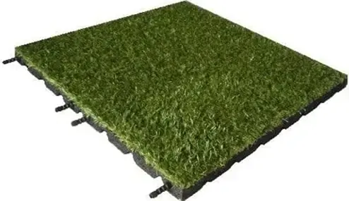 Superprijs Rubber kunstgras tegel dakterras