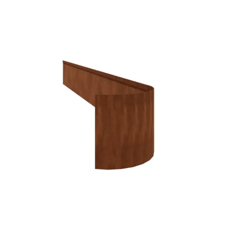 Snelle Levering Borderrand Geplet Flex 35×150 cm Corten