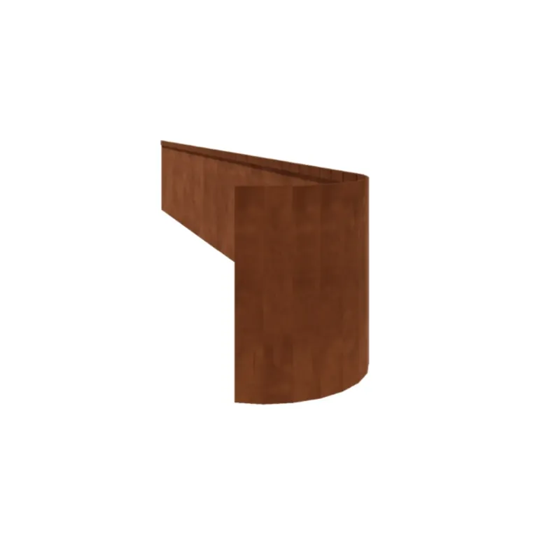 Weekendaanbieding Borderrand Geplet Flex 45×150 cm Corten