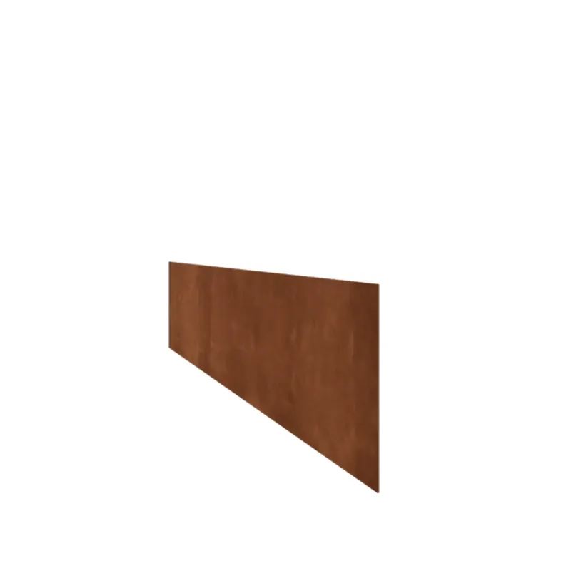 Borderrand Recht 25×150 cm Corten Premium
