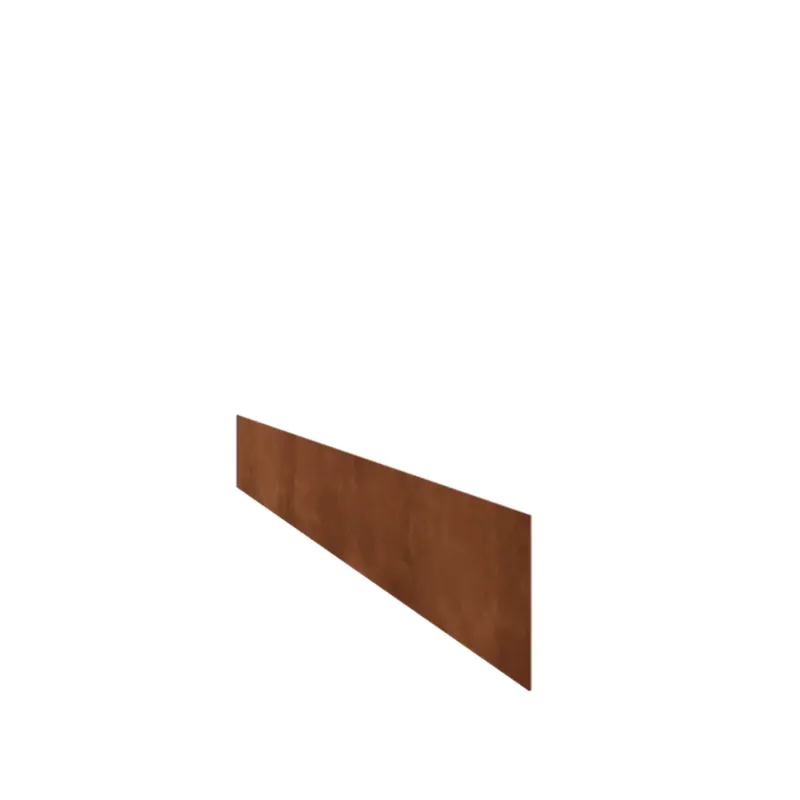 Snelle Levering Borderrand Recht 15×150 cm Corten
