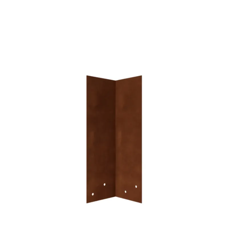Koppelplaat voor borderrand 90° 34/37,5 cm Corten Goedkoop