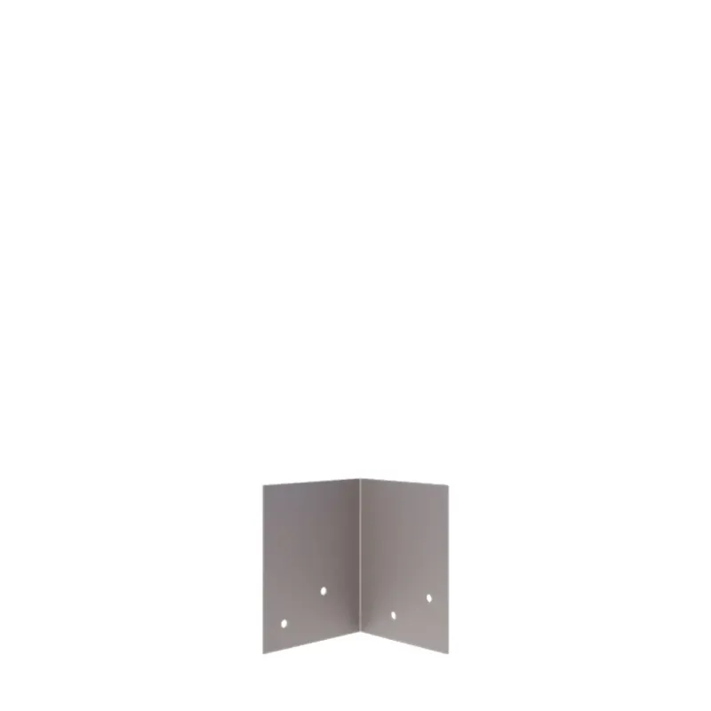 Dagaanbieding Koppelplaat voor borderrand 90° 12/15 cm Verzinkt Staal