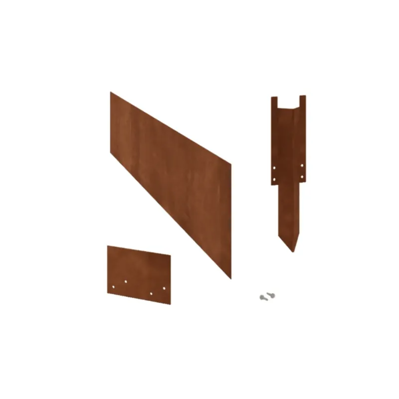 Koop Vandaag Borderrand Recht Hoogte 25 cm Set 24 meter Corten