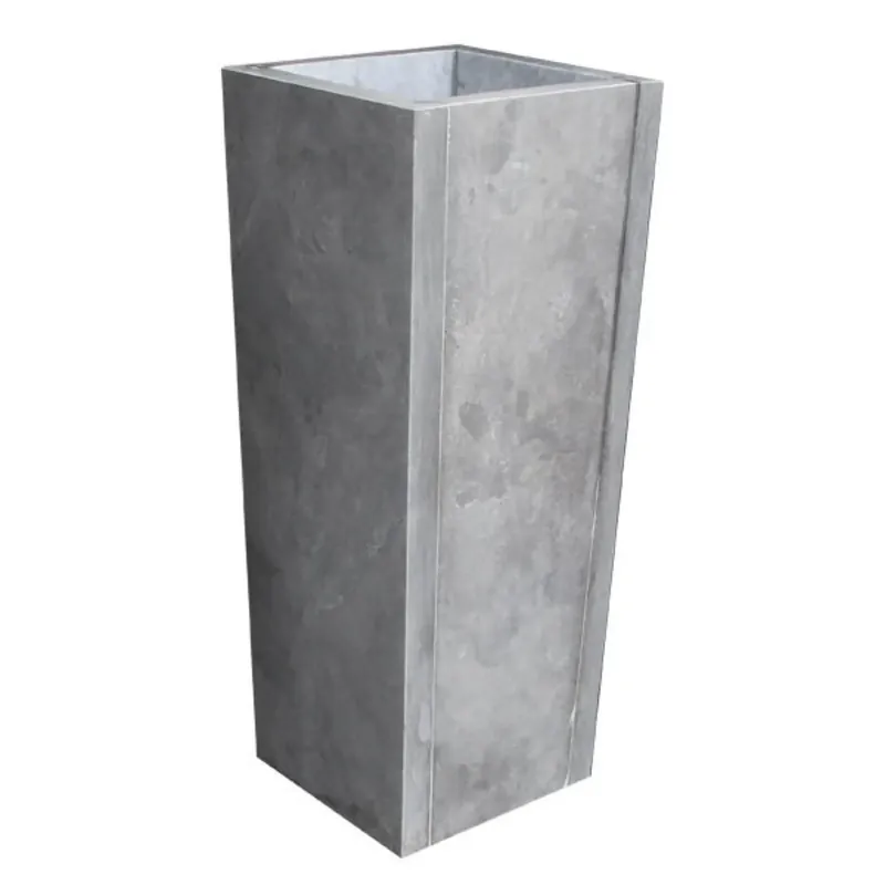 Blue Stone Bloembak Taps Gezoet 30x30x90 Direct Beschikbaar