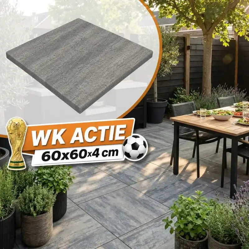 Gratis Retour WK Deal – PromoStone 60x60x4 Krijt