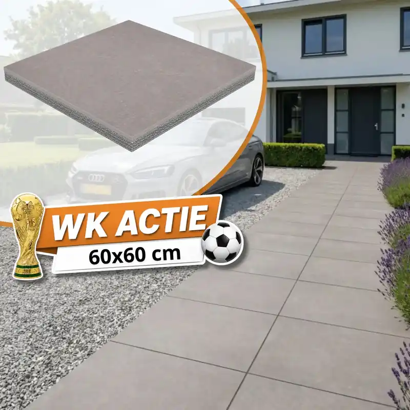 Betaalbaar WK Deal – KeraQuattro+ 60×60 Willow Stone