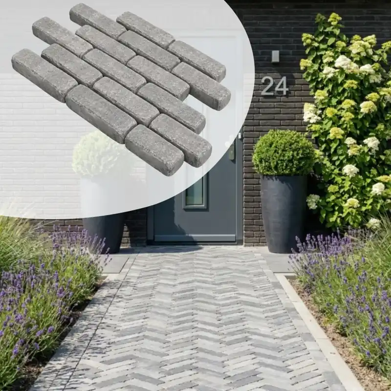 Beperkte Voorraad WK Deal – WG Stone Trommelsteen 20x5x7 Grijs