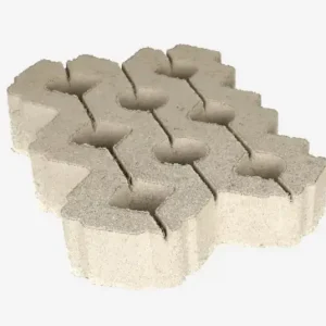 Lage Kosten Grastegel 41x61x12cm MP grijs vlak grasbeton