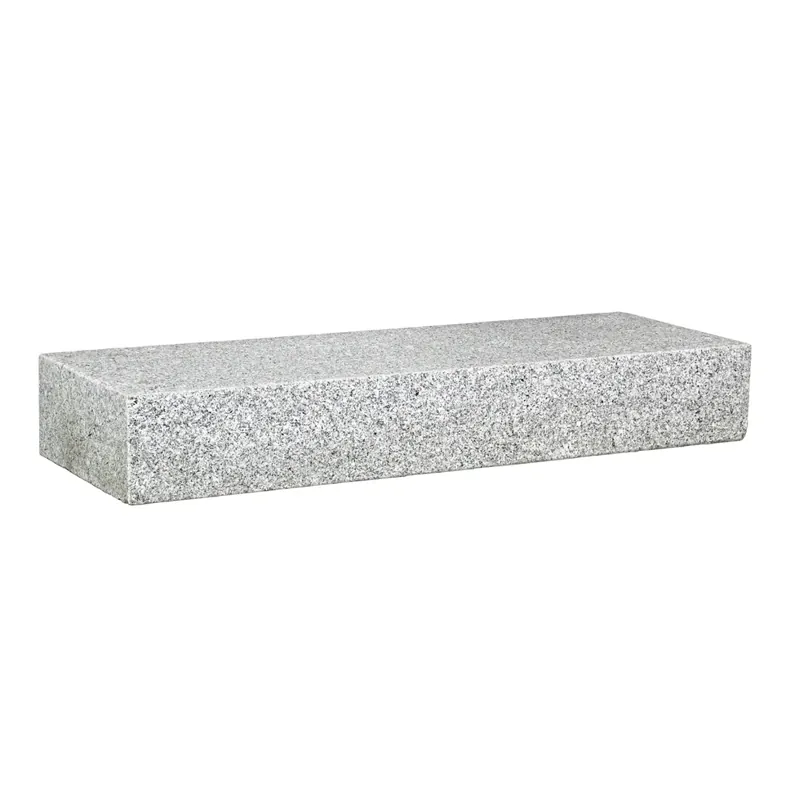 Natuursteen Traptrede Graniet Lichtgrijs Piazzo Linea 35x15x200 cm Weekendaanbieding