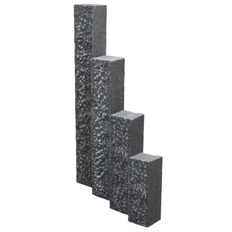 Natuursteen Palissade Pacific Black Premium Waterjet Elegance 12x12x30 cm Shop Nu