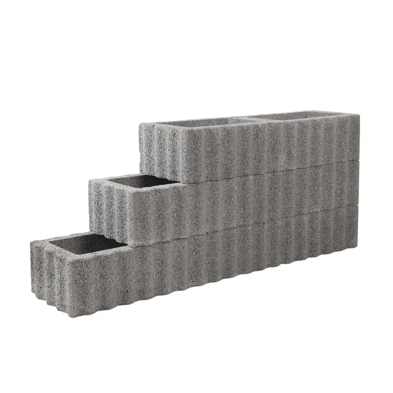 Rechthoekflor 60x40x25 cm Grijs Weekendaanbieding