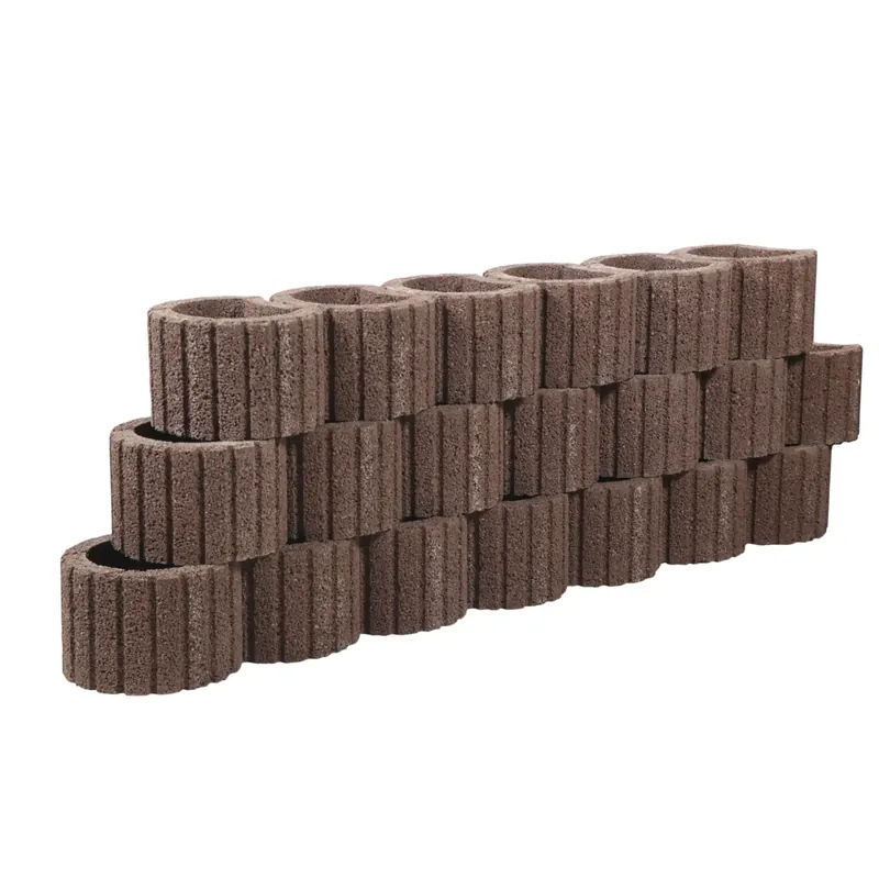 Cirkelflor Rond 30x20x20 cm Rood-bruin Fabrieksprijs