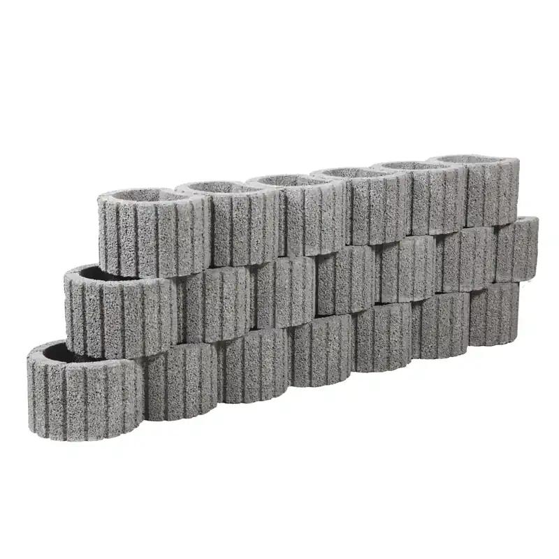 Cirkelflor Rond 30x20x20 cm Grijs Actieprijs