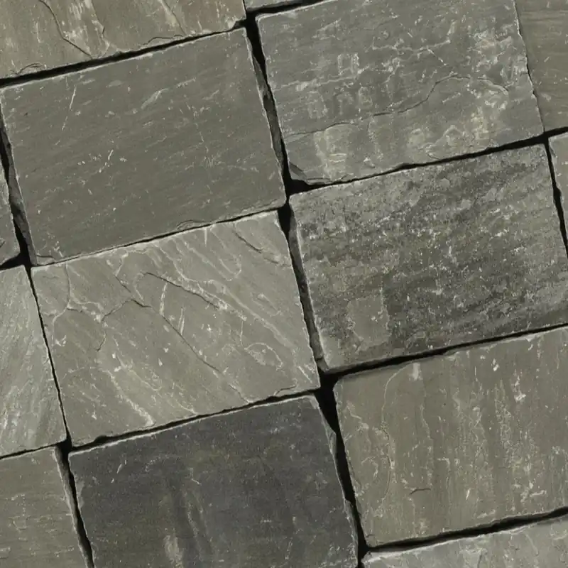 Voordeelprijs Natuursteen Kasseien Kandla Grey 14x14x3-5 cm