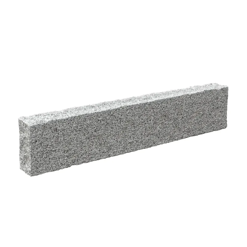 Gereduceerde Prijs Natuursteen Opsluitbanden Graniet Lichtgrijs Premium 10x25x175 cm
