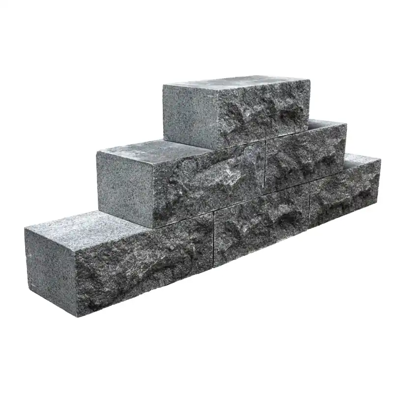 Natuursteen Castle Rock Pacific Black Rockface 40x20x15 cm Meest Verkocht