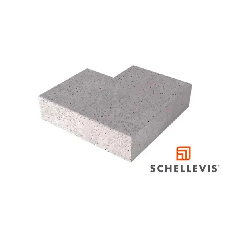 Schellevis traptrede buitenhoek 37 blok Grijs 60x60x15 Flitsaanbieding