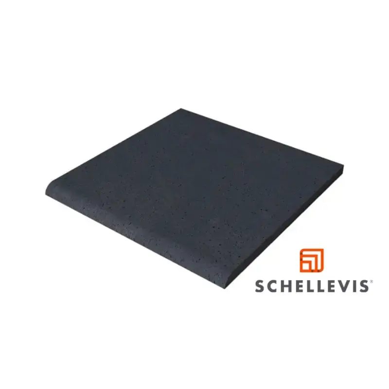 Schellevis Zwembadrand Hoekstuk 100x100x5 Carbon Merkproduct