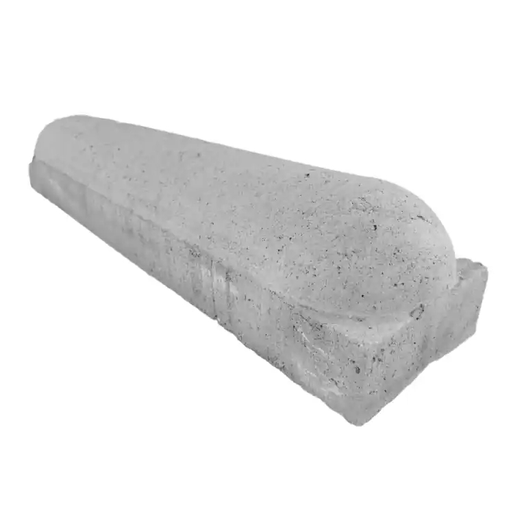 Stootband met voet 20x17x95 1x Rond - Grijs Betaalbaar