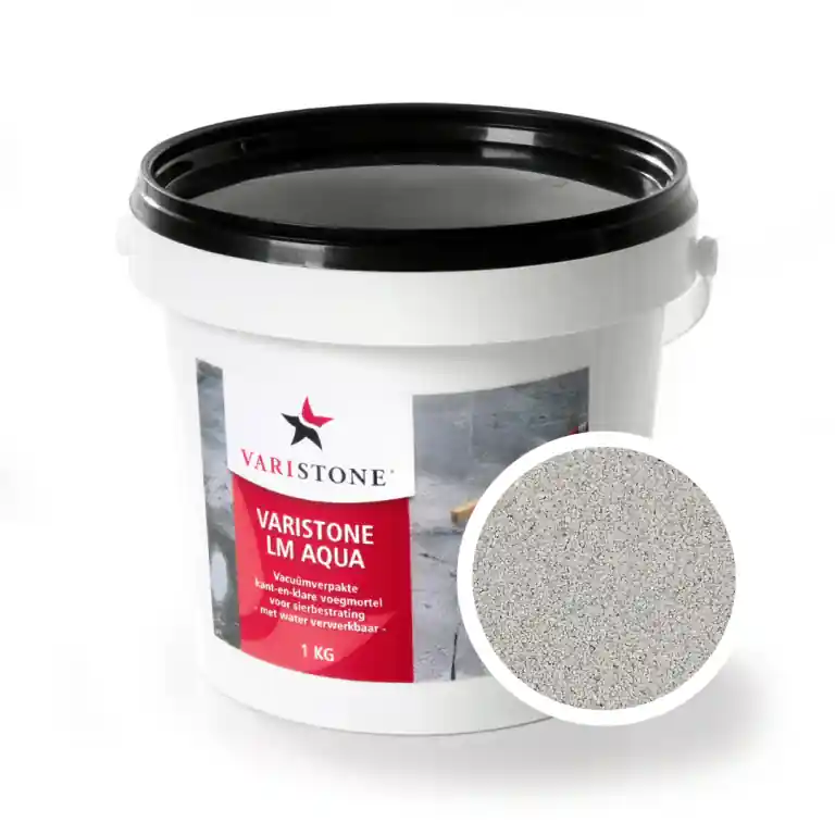 Express Levering 1 kg Voegmortel Varistone LM Aqua - Zilvergrijs