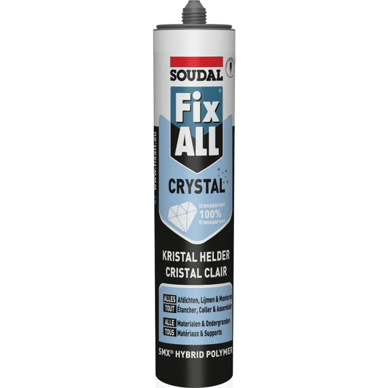 Soudal Fix All Crystal 290ml Gereduceerde Prijs