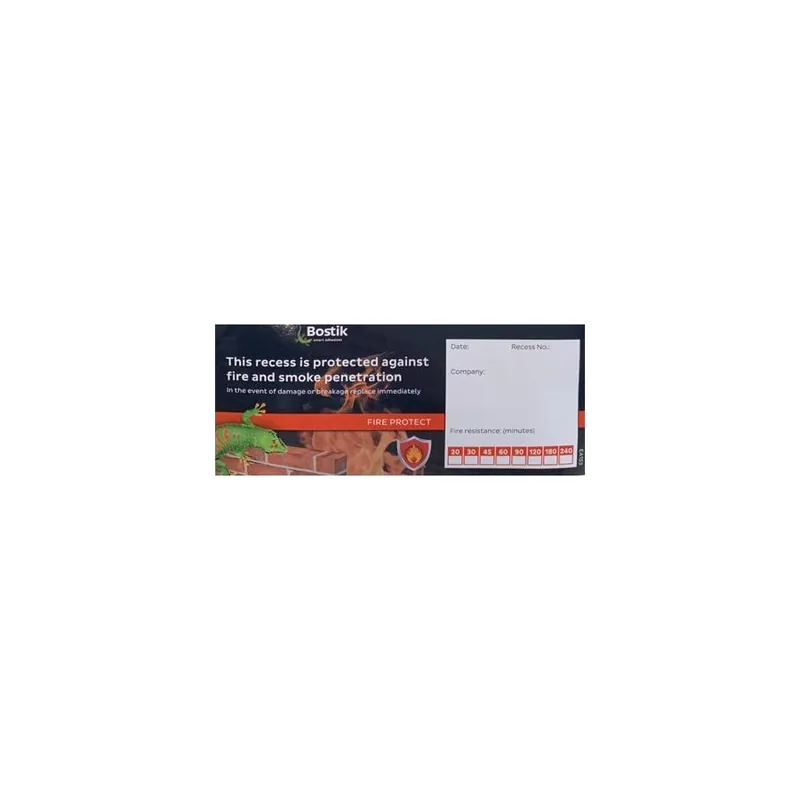 Beperkte Voorraad Bostik FP Sealing Sticker