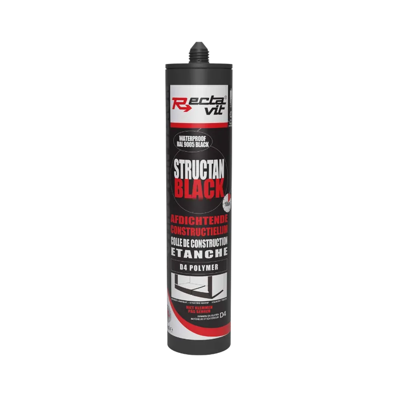 Betrouwbaar Rectavit Structan Black hout- en constructielijm 290ml