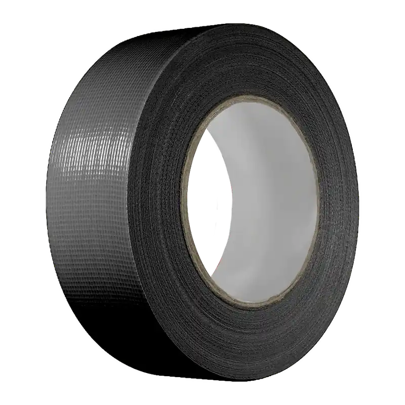 Gecertificeerd Zwarte duct tape - UT2002 rol 50 mtr