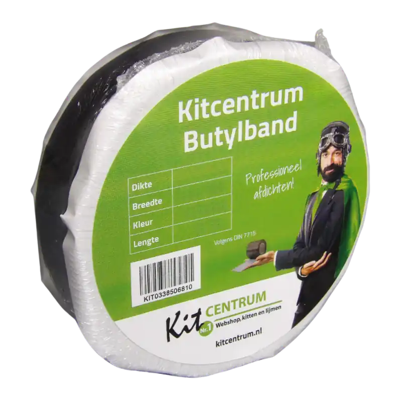 Aanbieding Kitcentrum Butylband rol 150mm x 10mtr