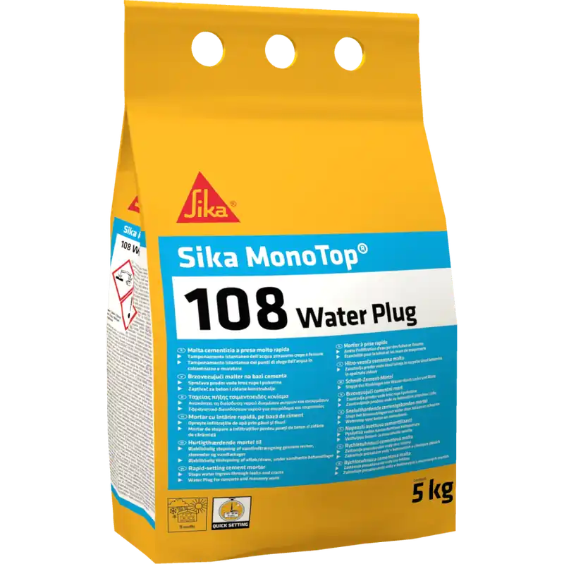 Sika Monotop 108 Water Plug 5kg Fabrieksprijs
