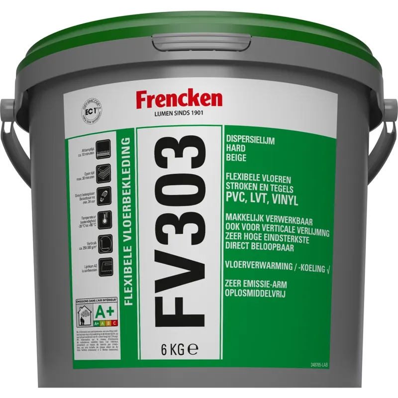 Frencken FV303 Vinyl & PVC Vloerlijm 6 kg Korting