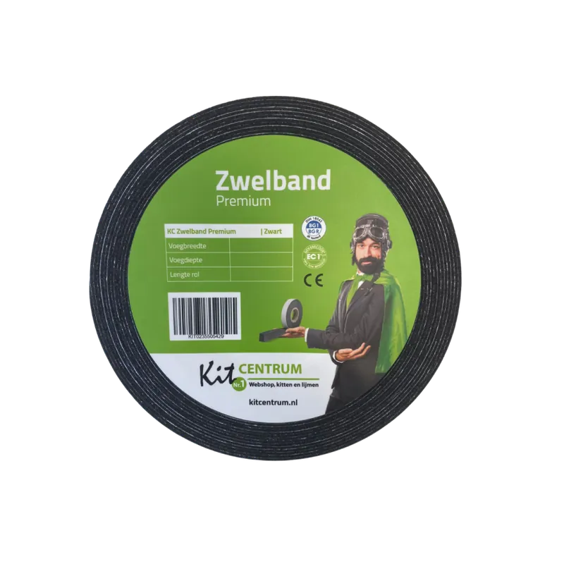 Superprijs KC Zwelband Premium 12/4-9 Rol 8mtr