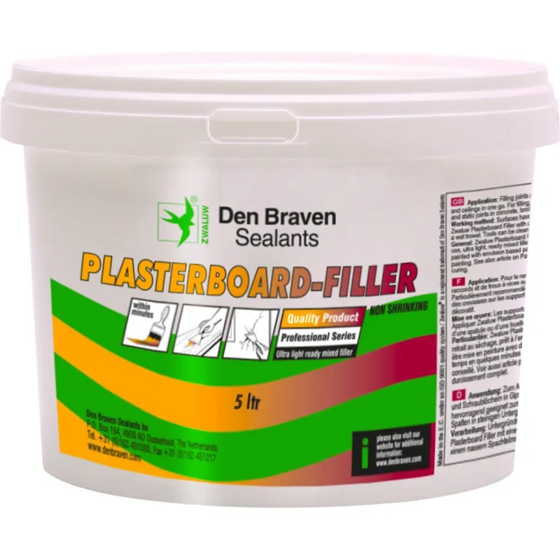 Gereduceerde Prijs Zwaluw Plasterboard Filler 5 ltr emmer