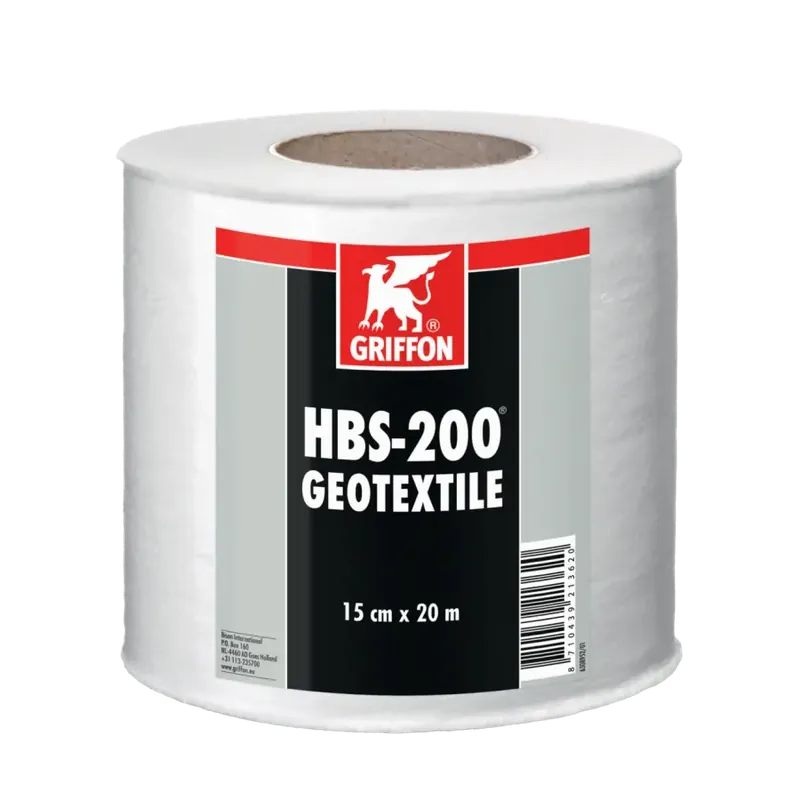 Griffon HBS-200 Geotextile - Rol 20mtr 15cm (€ 10.70) Premium
