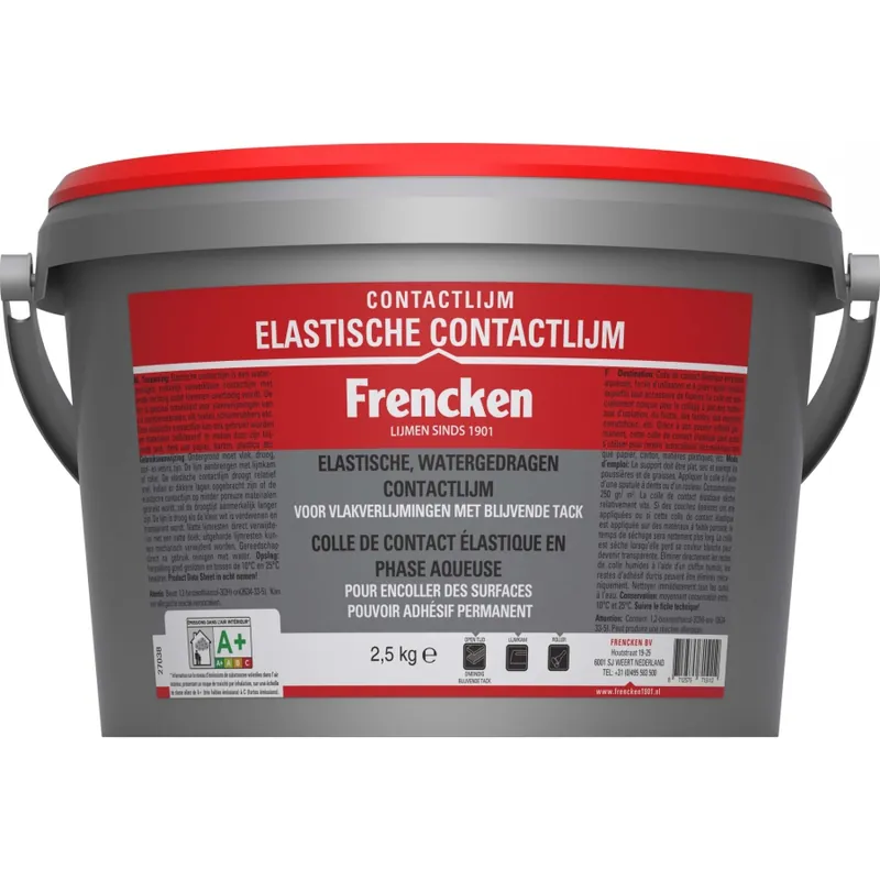 Op = Op Frencken Elastische Contactlijm K1061 PSA 2,5kg