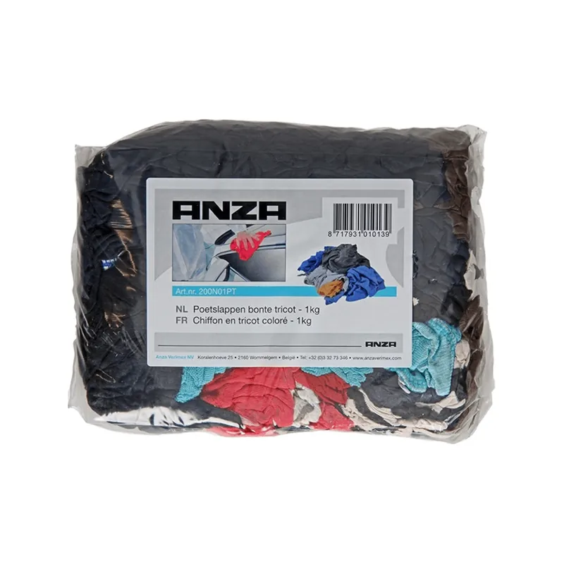 Beste Prijs ANZA Poetsdoeken Tricot Bont 1KG (€ 5.38)