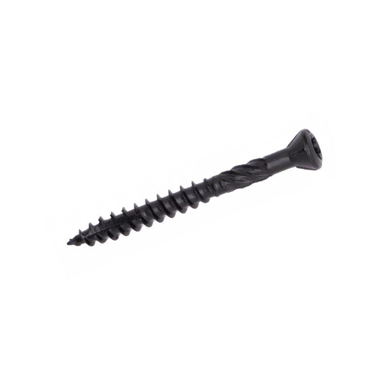 Goedkoop Woodies Ultimate Potdekselschroef Torx - 5,0 x 60 mm - Verzonken kop - T20 - Deeldraad - Shield - Zwart - (200 st)