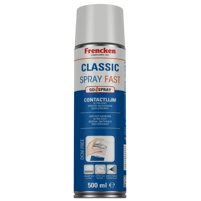 Direct Beschikbaar Frencken AS 1329 Classic Lijmspray Fast 500ml