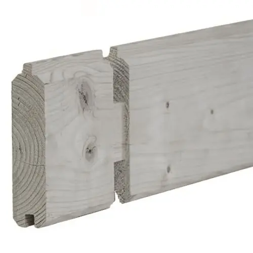 Blokhut Gitte 260x260+70 cm Grijs Geïmpregneerd Betaalbaar
