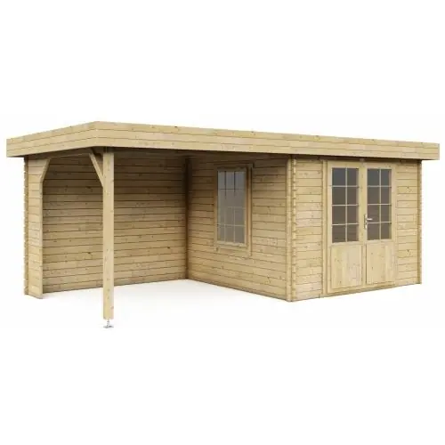 Blokhut 3031Z Interflex 566 x 290 cm Voordeelprijs