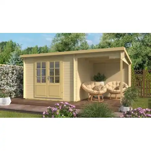Blokhut Dora 300+200x300 cm Merkproduct