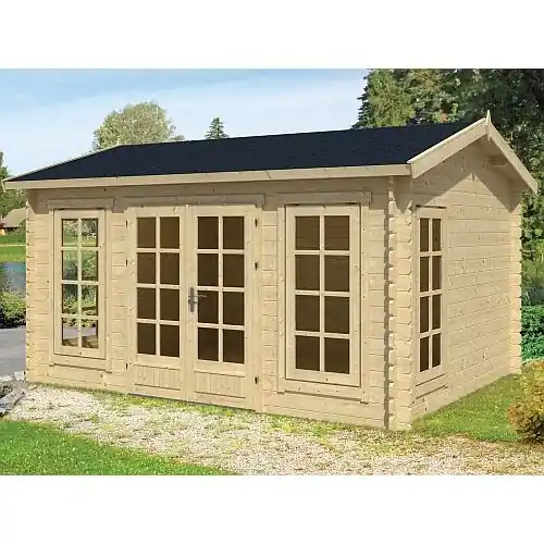 Seizoensaanbieding Blokhut Arne 450x350 cm