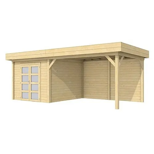 Actieprijs Blokhut Topvision Bosuil 300+400x300 cm geïmpregneerd