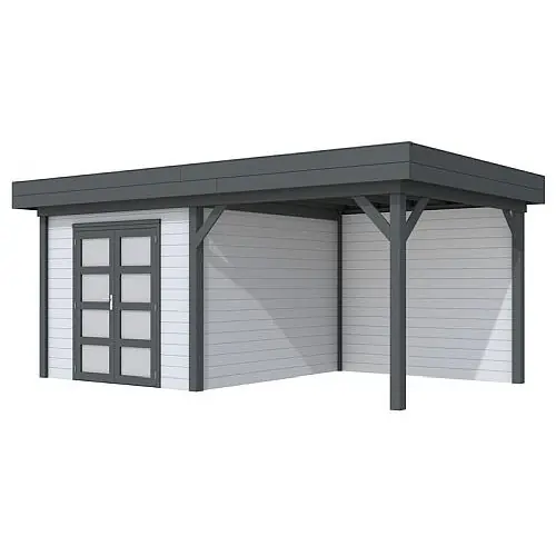 Betrouwbaar Blokhut Topvision Bosuil 300+300x300 cm gespoten