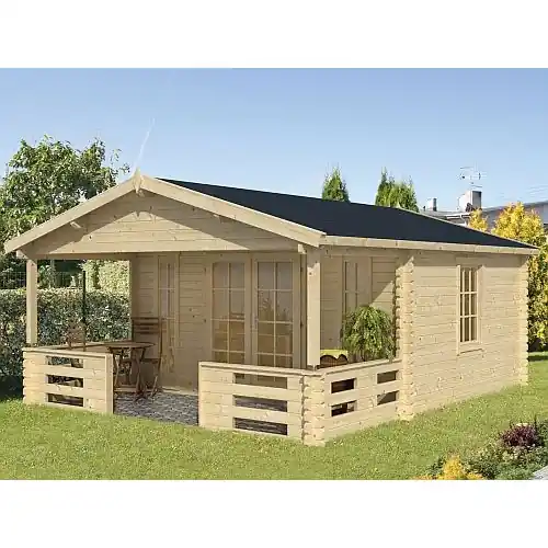 Blokhut Heino 450x380+200 cm Merkproduct