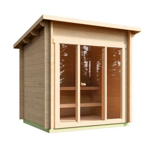 Saunahuis Tampere XXS 208x208 cm Seizoensaanbieding