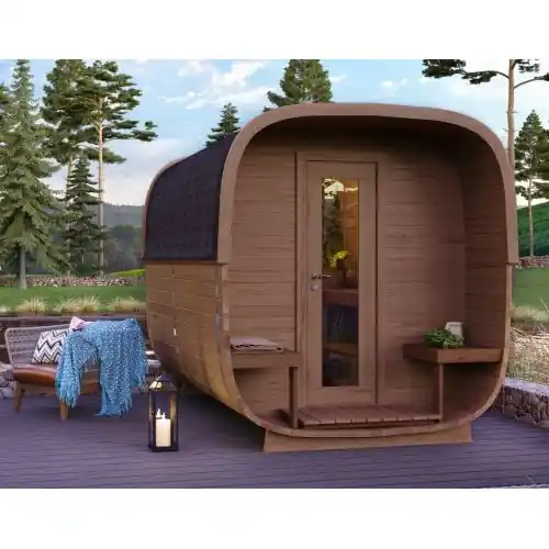 Finale Uitverkoop Saunacube Rovaniemi thermowood 280