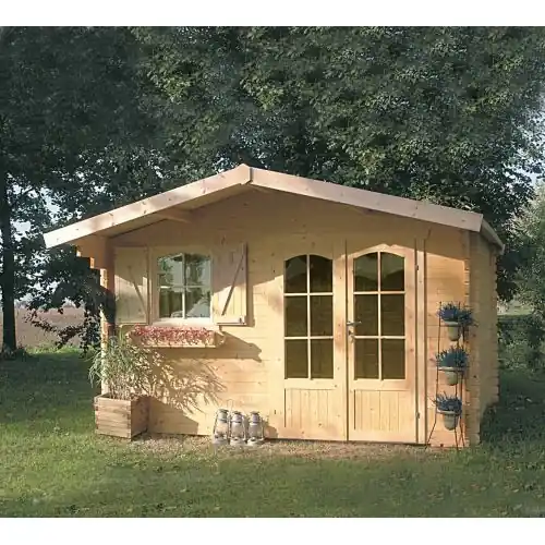 Hoge Kwaliteit Blokhut Solid Morinze 388x388 cm